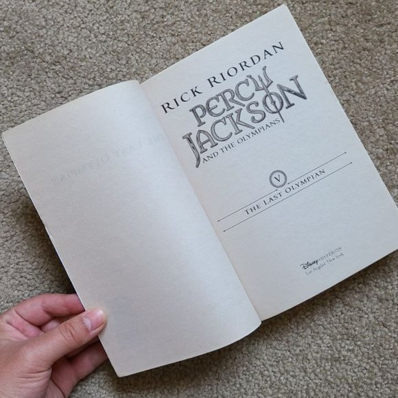 4/$25 Percy Jackson and the Olympians, Book Five: The Last Olympian - Paperback - Picture 2 of 6